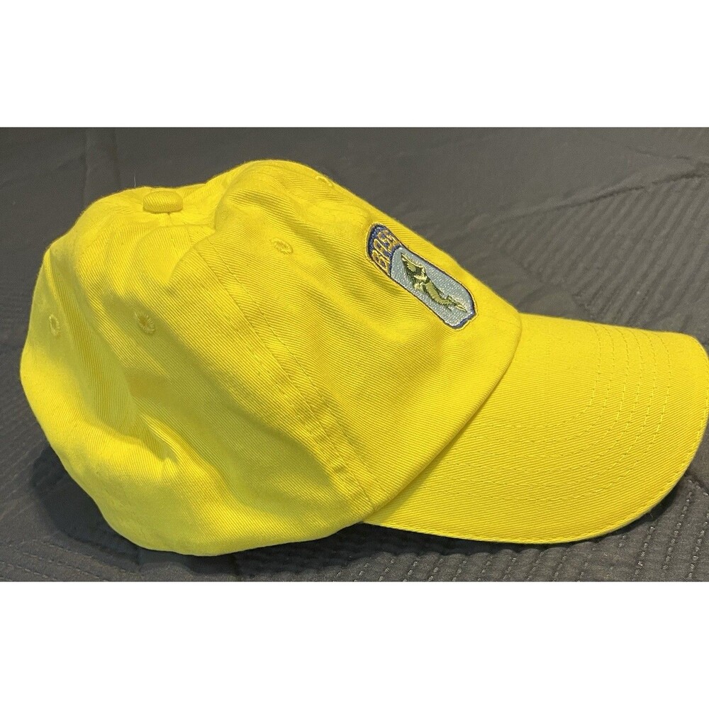 Bic Bass Pro Hat Baseball Yellow Logo Adjustable Unisex - Picture 3 of 5